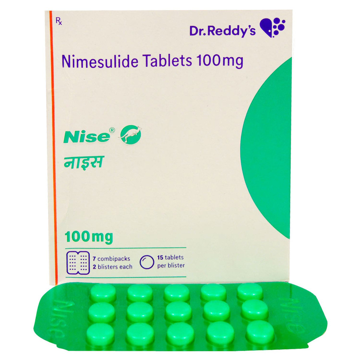 Nise 100 Tablet 15's, Pack of 15 TABLETS Nise 100 Tablet 15's, Pack of 15 TABLETS