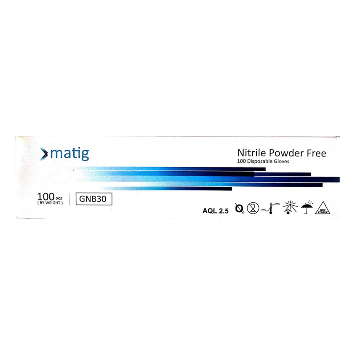 Nitrile Examination Gloves Matig-Small 100'S (Mun Health), Pack of 100 Nitrile Examination Gloves Matig-Small 100'S (Mun Health), Pack of 100