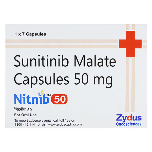 Nitnib 50 Capsule 7's, Pack of 7 CAPSULES Nitnib 50 Capsule 7's, Pack of 7 CAPSULES