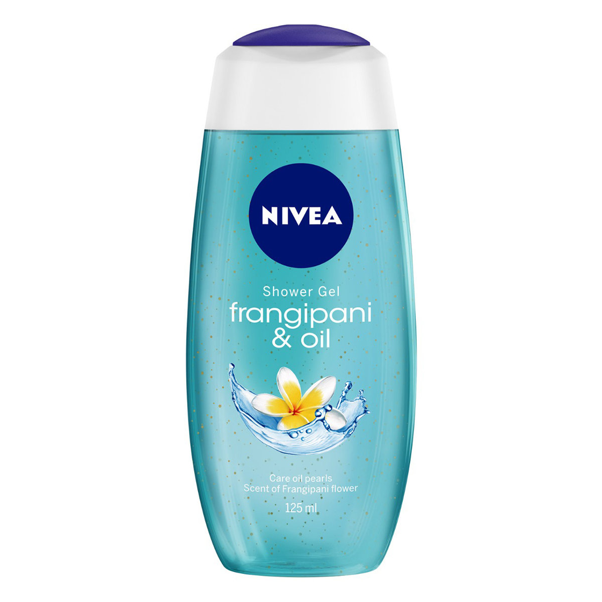 Nivea Frangipani & Oil Shower Gel 125 ml | Care Oil Pearls With Frangipani Flower Extract | Cleanses & Moisturises Skin, Pack of 1 Nivea Frangipani & Oil Shower Gel 125 ml | Care Oil Pearls With Frangipani Flower Extract | Cleanses & Moisturises Skin, Pack of 1