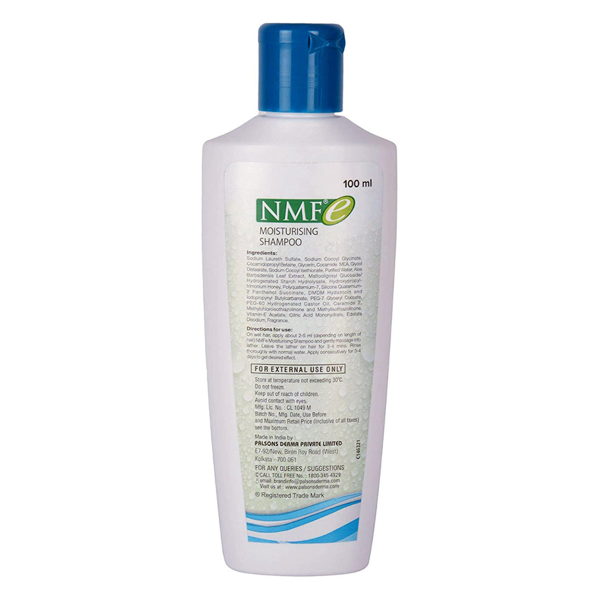 Nmfe Moisturising Shampoo, 100 ml, Pack of 1 Nmfe Moisturising Shampoo, 100 ml, Pack of 1