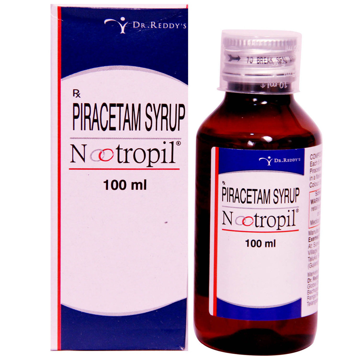 Nootropil Syrup 100 ml, Pack of 1 Syrup Nootropil Syrup 100 ml, Pack of 1 Syrup