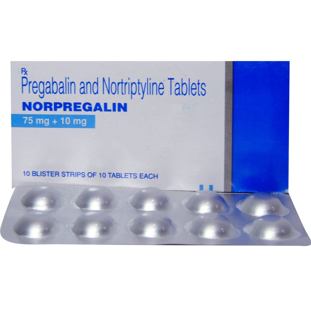 Norpregalin Tablet 10's, Pack of 10 TABLETS Norpregalin Tablet 10's, Pack of 10 TABLETS