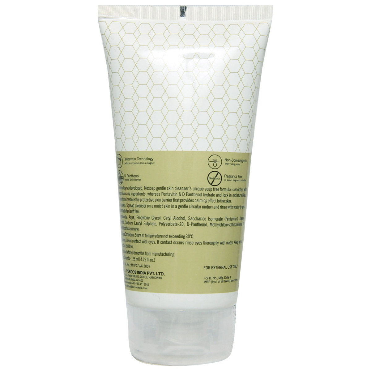 Nosoap Gentle Skin Cleanser 125 ml | Enriched With Pentavitin | Gently Cleanses | Deep Hydration Upto 72Hrs | For Face & Body | For Dry & Sensitive Skin, Pack of 1 Nosoap Gentle Skin Cleanser 125 ml | Enriched With Pentavitin | Gently Cleanses | Deep Hydration Upto 72Hrs | For Face & Body | For Dry & Sensitive Skin, Pack of 1