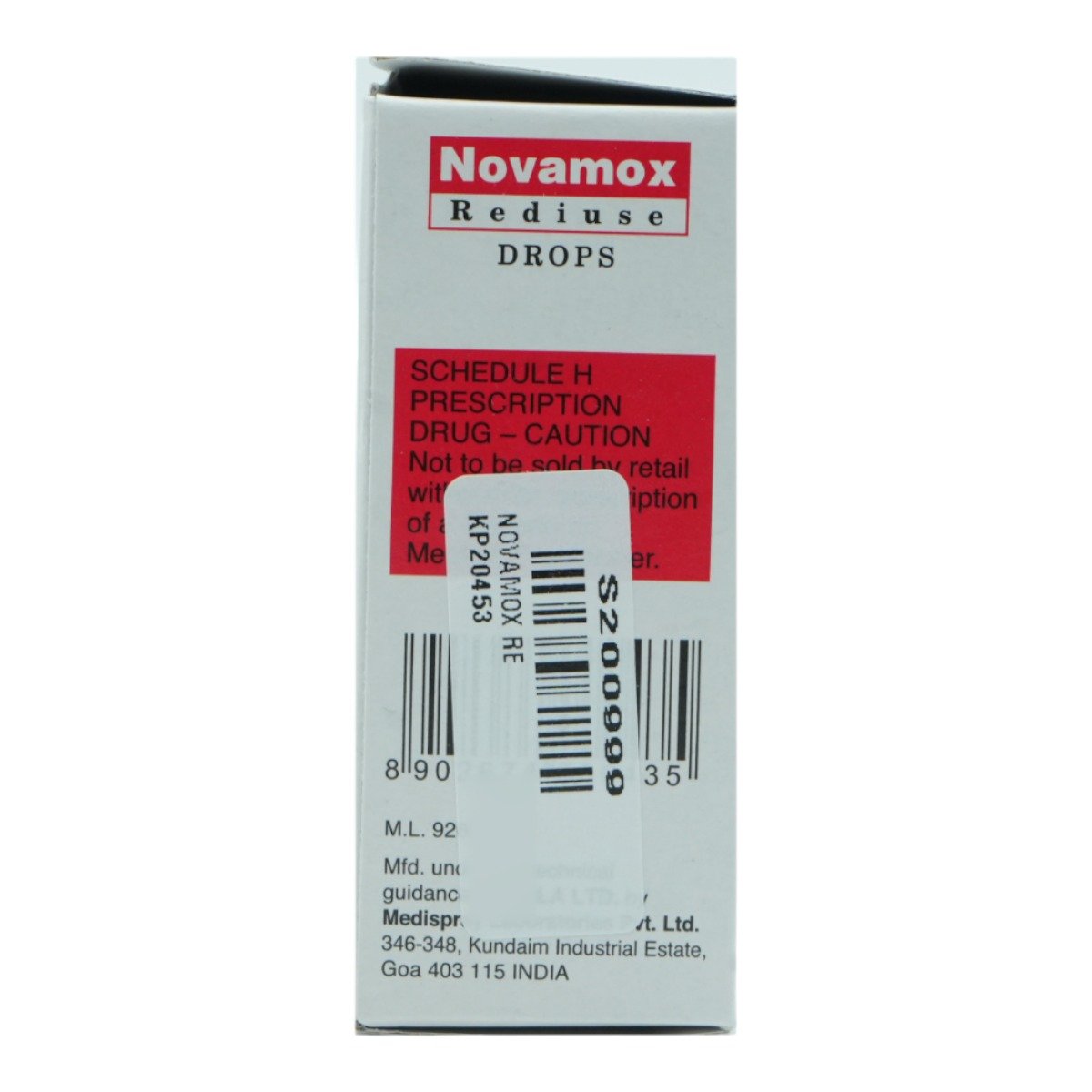 Novamox Rediuse Drops 10 ml, Pack of 1 Drops Novamox Rediuse Drops 10 ml, Pack of 1 Drops