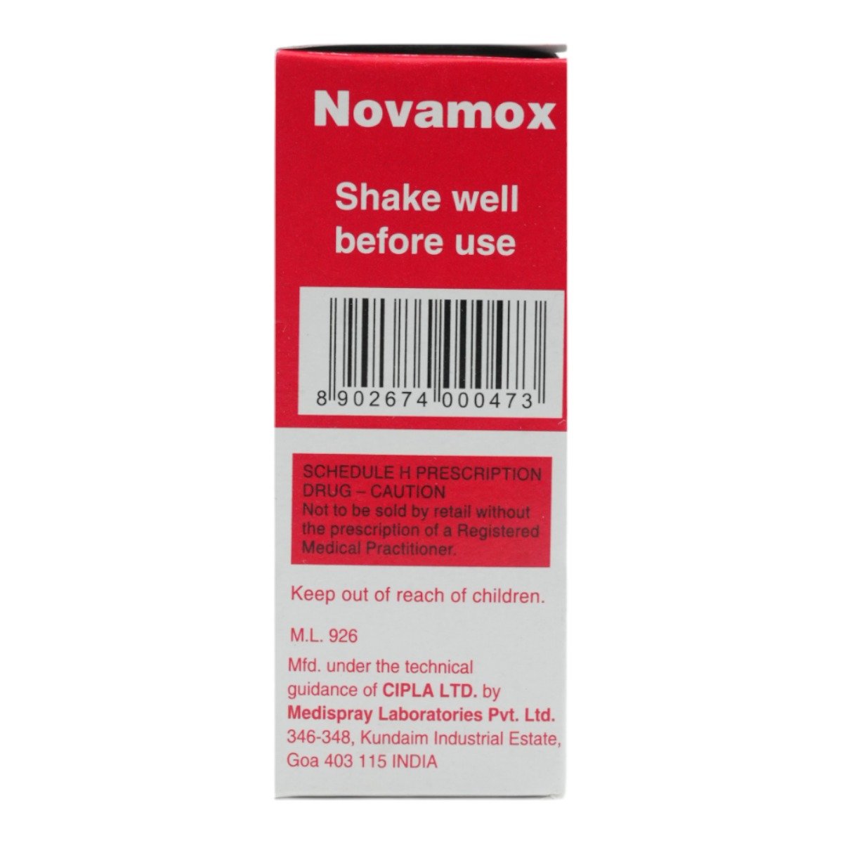 Novamox Drops 10 ml, Pack of 1 Drops Novamox Drops 10 ml, Pack of 1 Drops