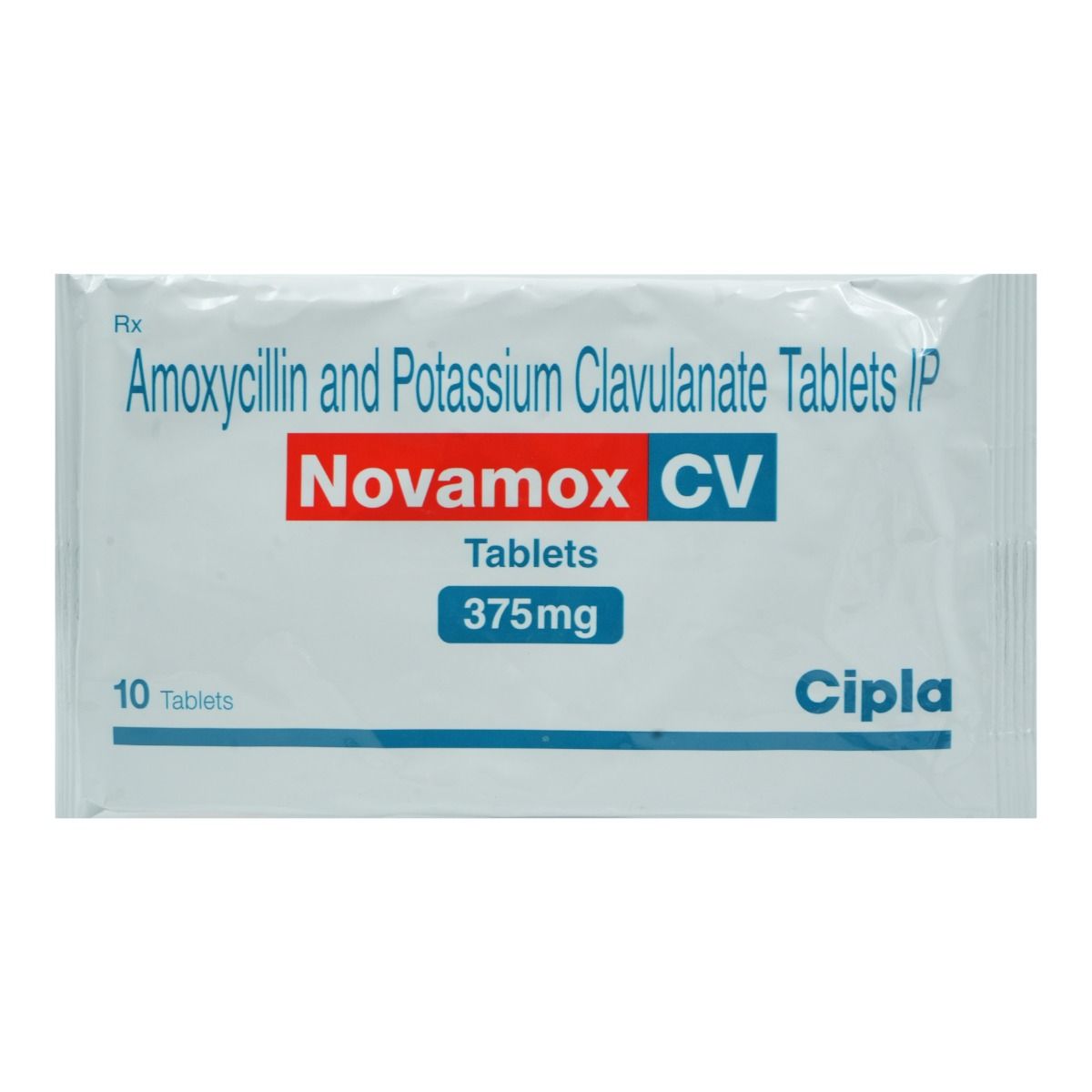 Buy Novamox Cv 375mg Tablet 10's Online