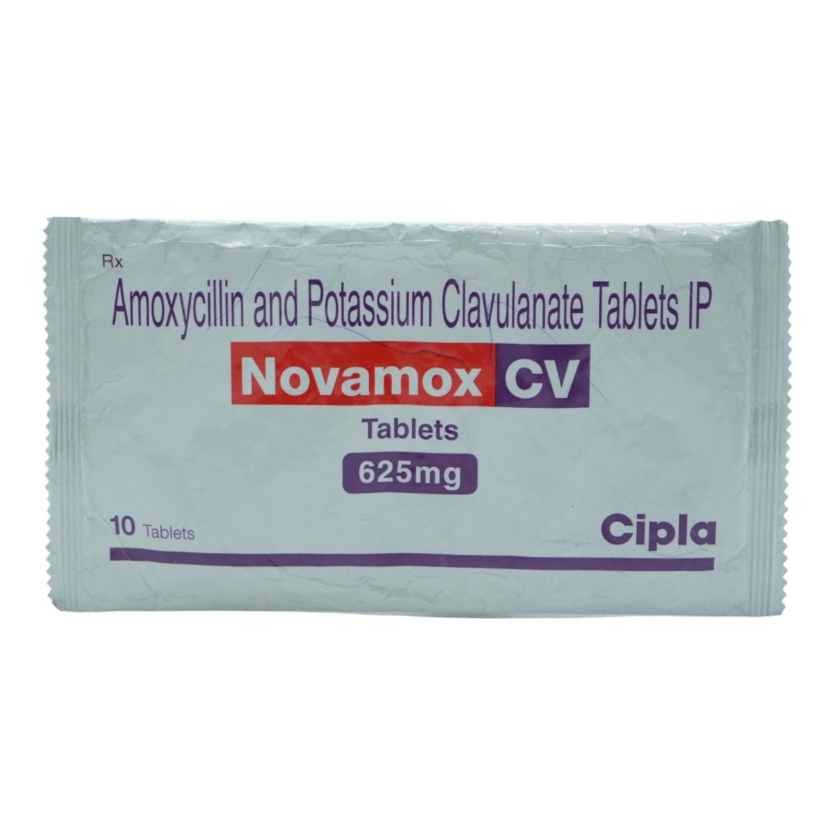 Buy Novamox CV 625 mg Tablet 10's Online