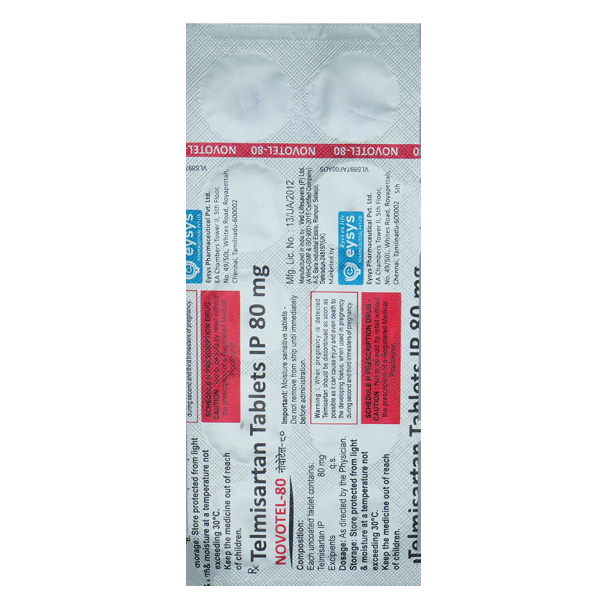 Novotel-80 Tablet 10's, Pack of 10 TabletS Novotel-80 Tablet 10's, Pack of 10 TabletS