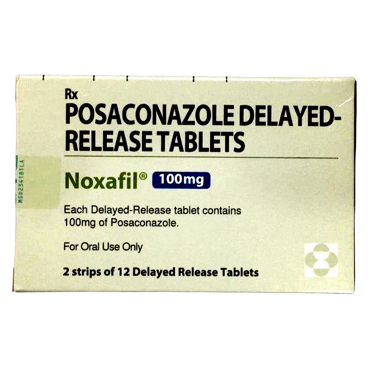 Buy Noxafil 100 Tablet 2X12's Online