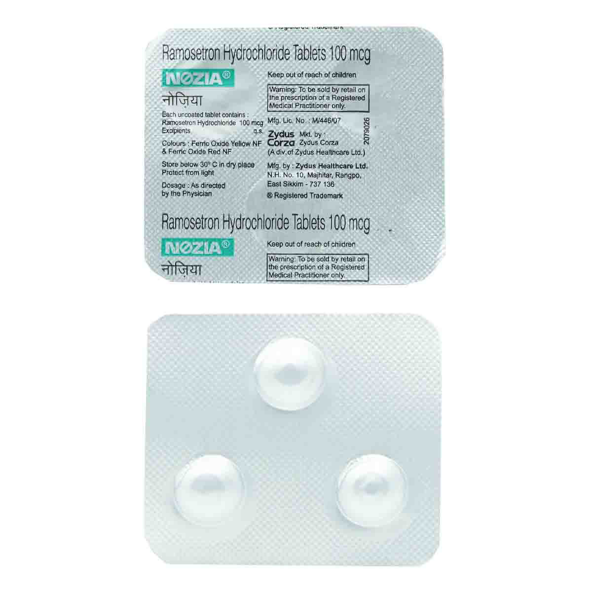 Buy Nozia 100 mcg Tablet 3's Online