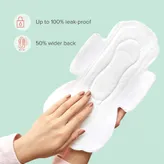 Nua Basics Ultra Thin Sanitary Pads without Disposable Covers Large, 30 Count, Pack of 1