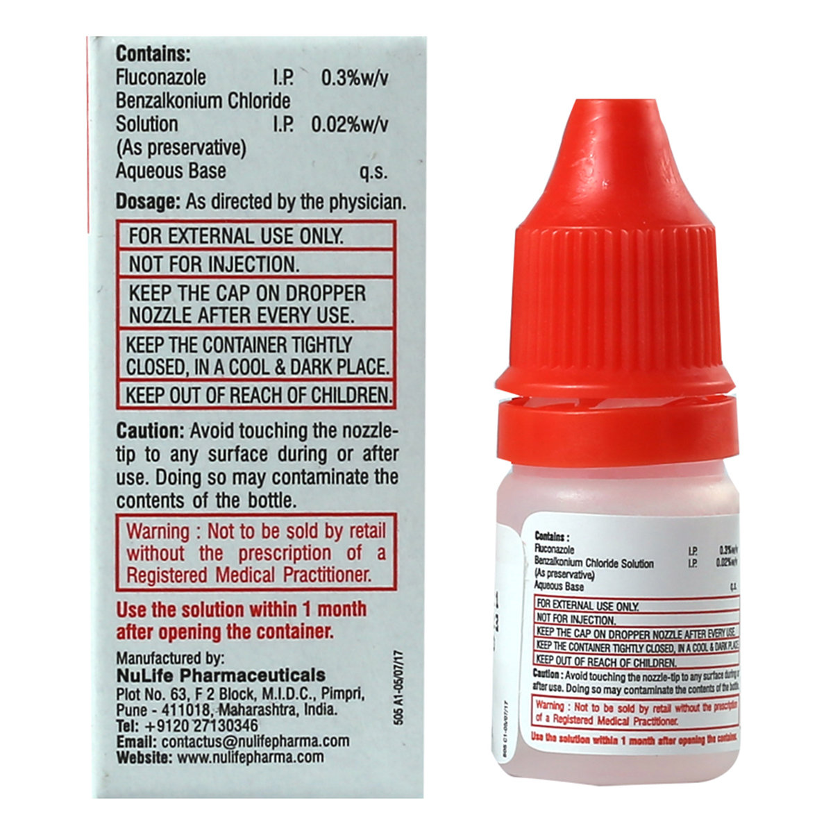 Nuflucon Ear Drop 5 ml, Pack of 1 EAR DROPS Nuflucon Ear Drop 5 ml, Pack of 1 EAR DROPS