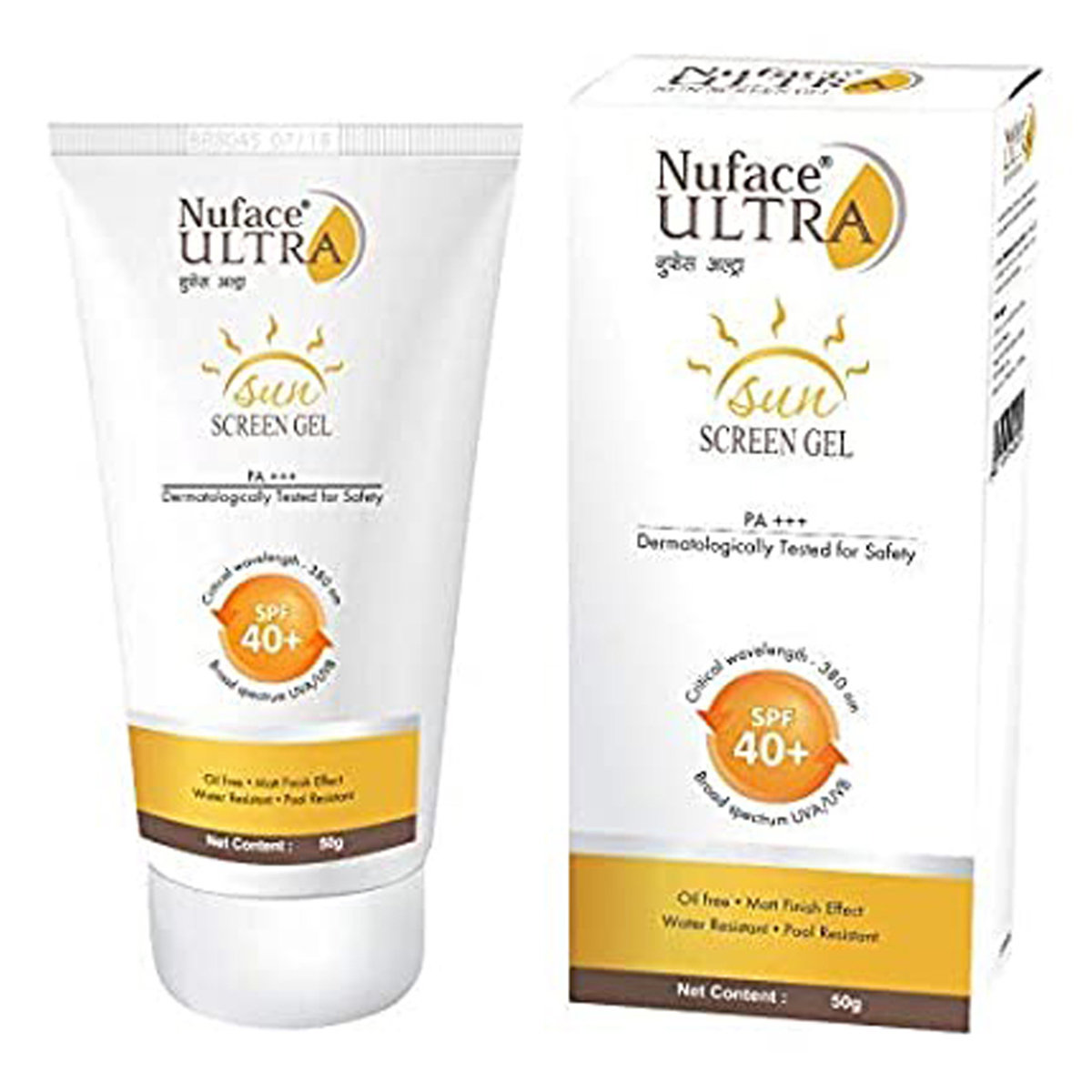 Nuface Ultra Sunscreen Gel, 50 gm, Pack of 1 Nuface Ultra Sunscreen Gel, 50 gm, Pack of 1