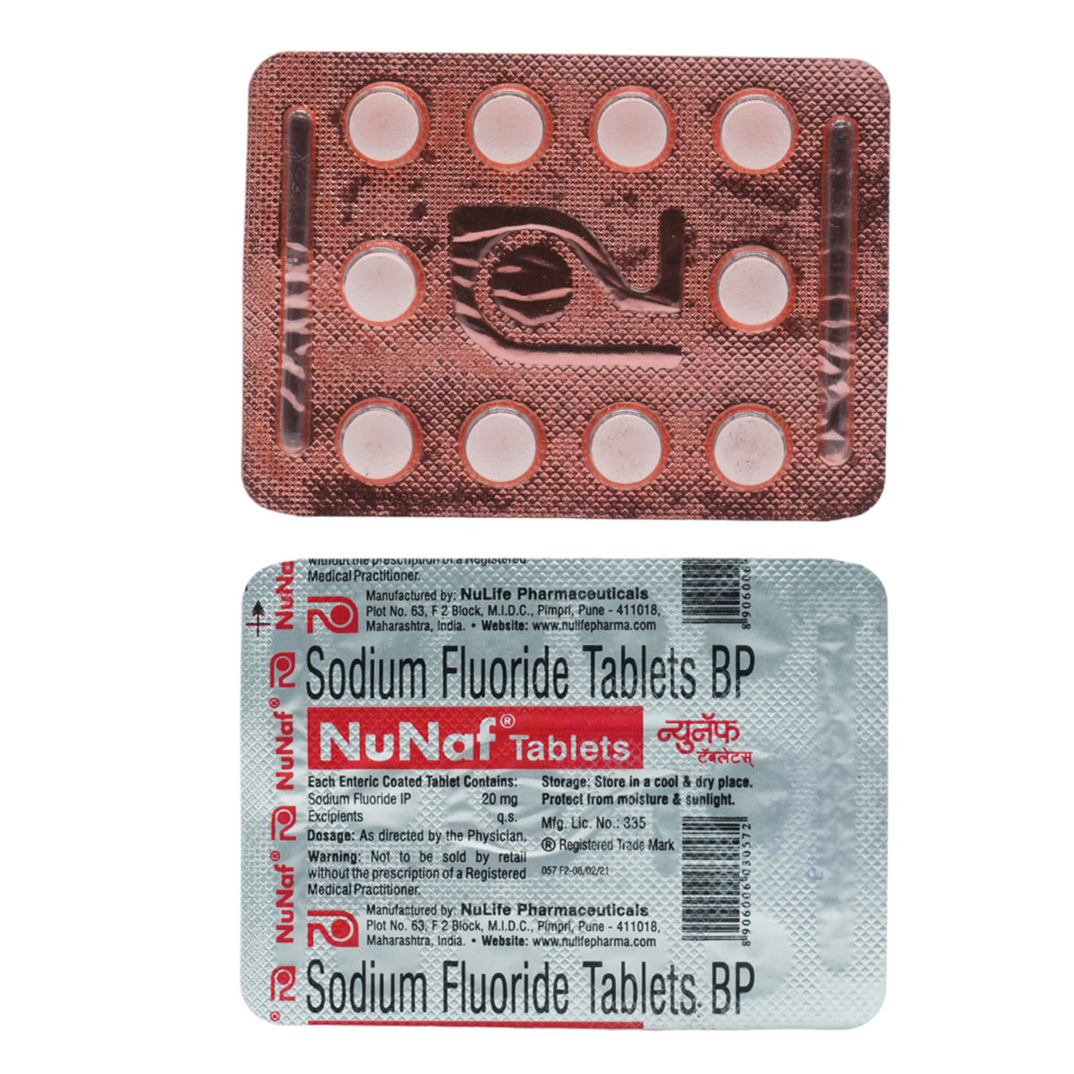 Buy Nunaf Tablet 10's Online