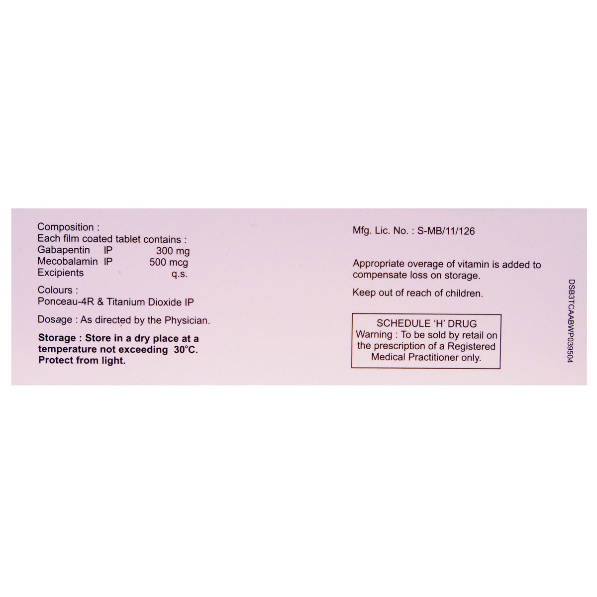 Nurokind-G Tablet 10's, Pack of 10 TABLETS Nurokind-G Tablet 10's, Pack of 10 TABLETS