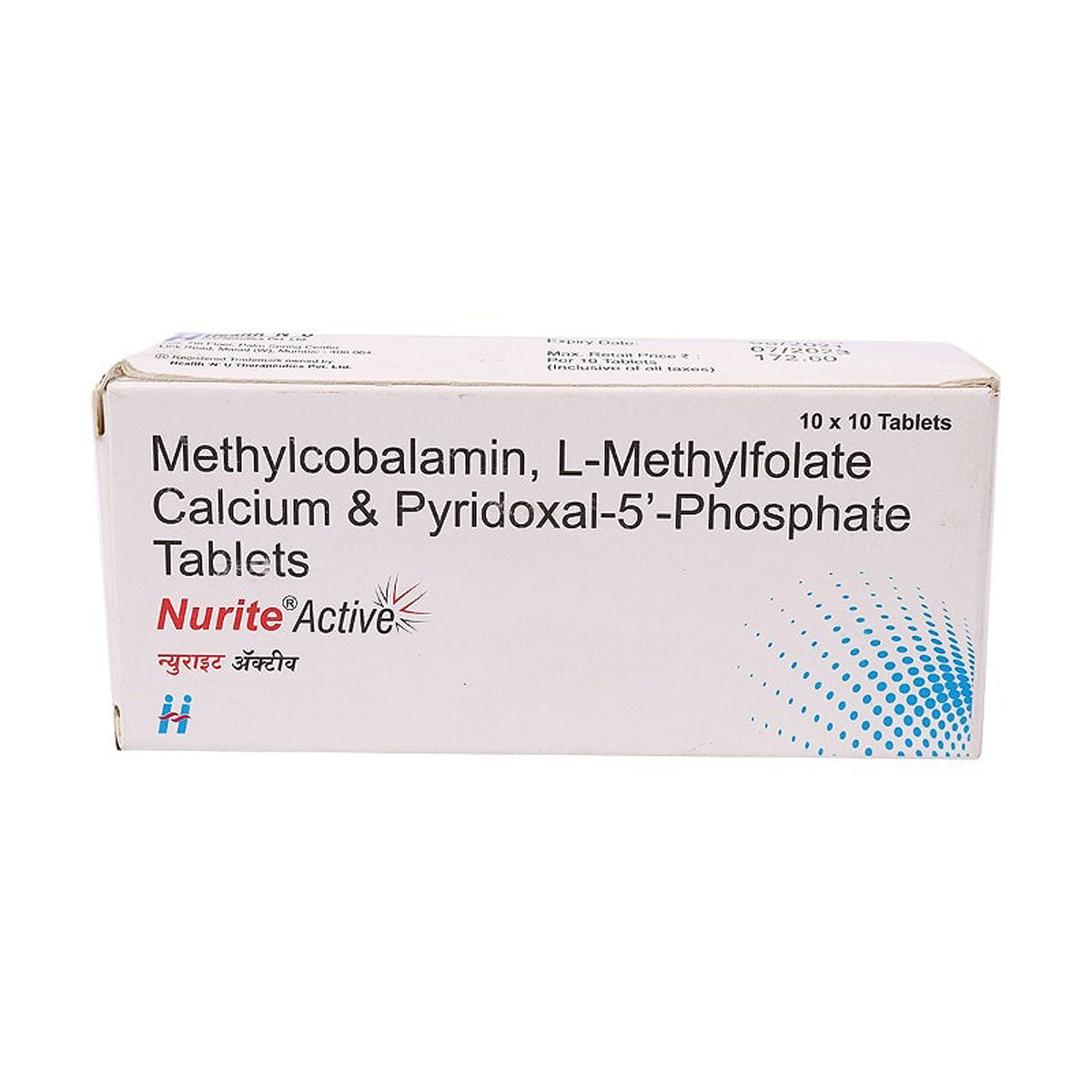 Nurite Active Tablet 10's, Pack of 10 TabletS Nurite Active Tablet 10's, Pack of 10 TabletS