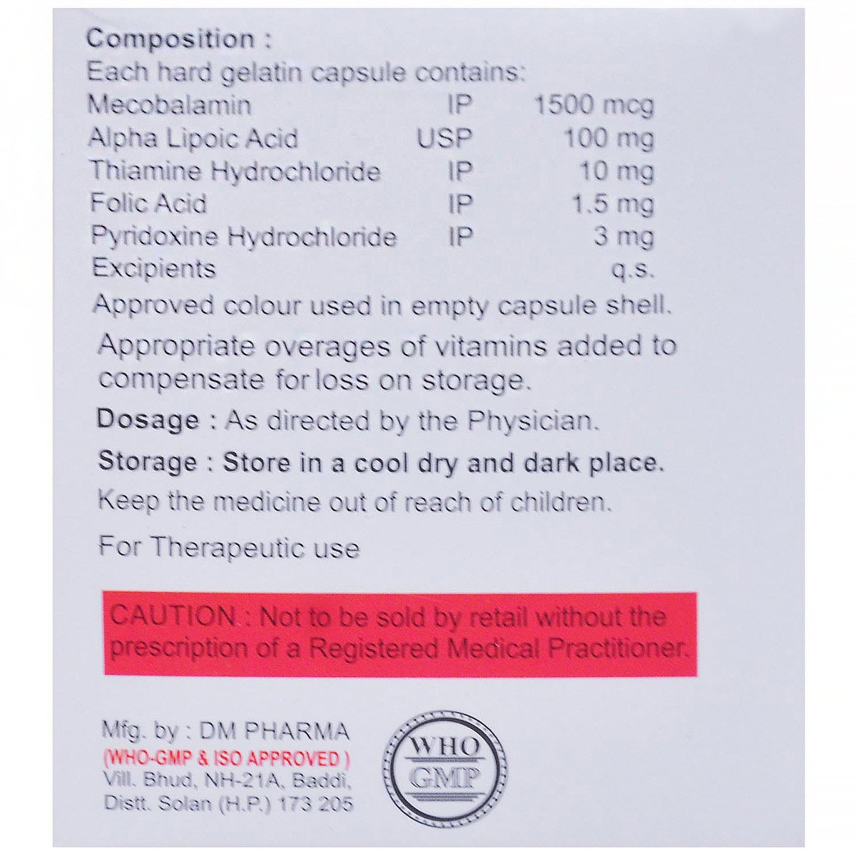 Nurospur Capsule 10's, Pack of 10 Nurospur Capsule 10's, Pack of 10