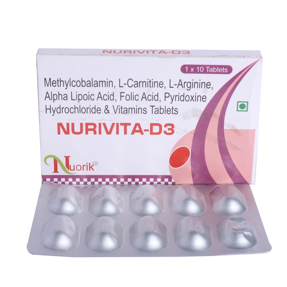 Nurivita-D3 Tablet 10's, Pack of 10 Nurivita-D3 Tablet 10's, Pack of 10