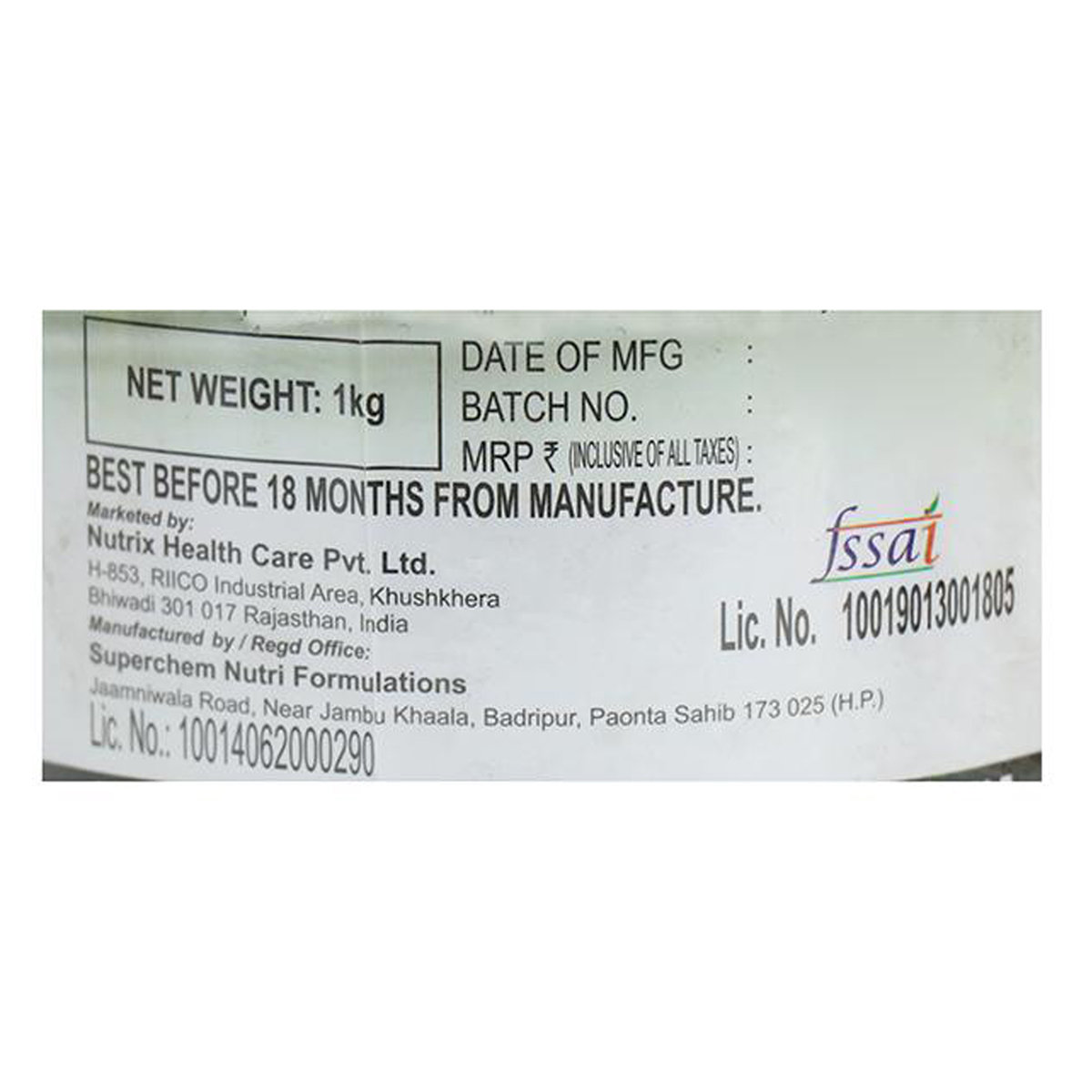 Nutrix Whey Protein Powder, 1 kg, Pack of 1 Nutrix Whey Protein Powder, 1 kg, Pack of 1