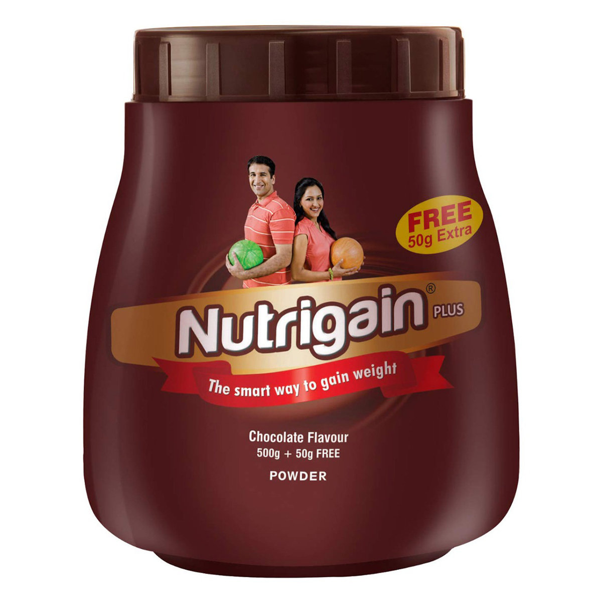 Nutrigain Plus Chocolate Flavour Powder, 500 gm (50 gm Extra Free), Pack of 1 Nutrigain Plus Chocolate Flavour Powder, 500 gm (50 gm Extra Free), Pack of 1