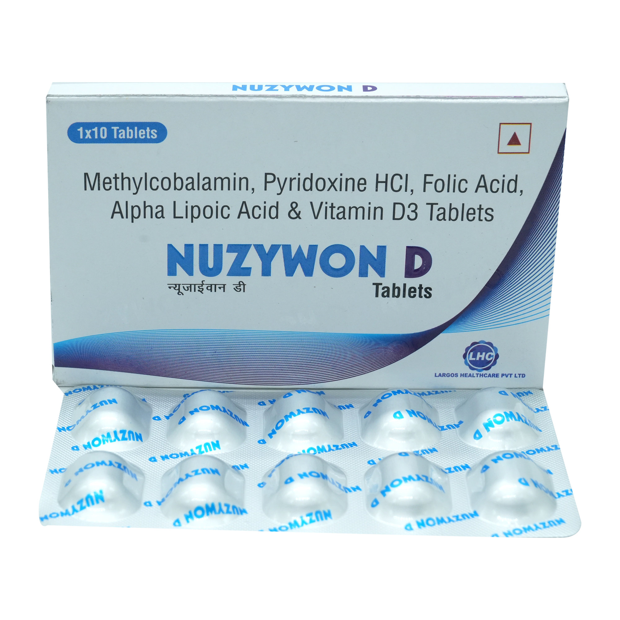 Nuzywon D Tab 10'S, Pack of 10 Nuzywon D Tab 10'S, Pack of 10