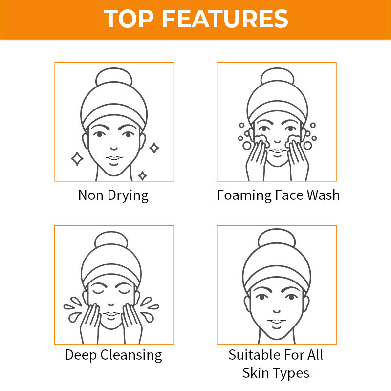 Nykaa Naturals Sandalwood & Orange Peel Face Wash 100 ml | Sandalwood & Orange | De-Tanning Face Wash For Tan Removal | Deep Cleansing | For Men & Women | For All Skin Type, Pack of 1 Nykaa Naturals Sandalwood & Orange Peel Face Wash 100 ml | Sandalwood & Orange | De-Tanning Face Wash For Tan Removal | Deep Cleansing | For Men & Women | For All Skin Type, Pack of 1