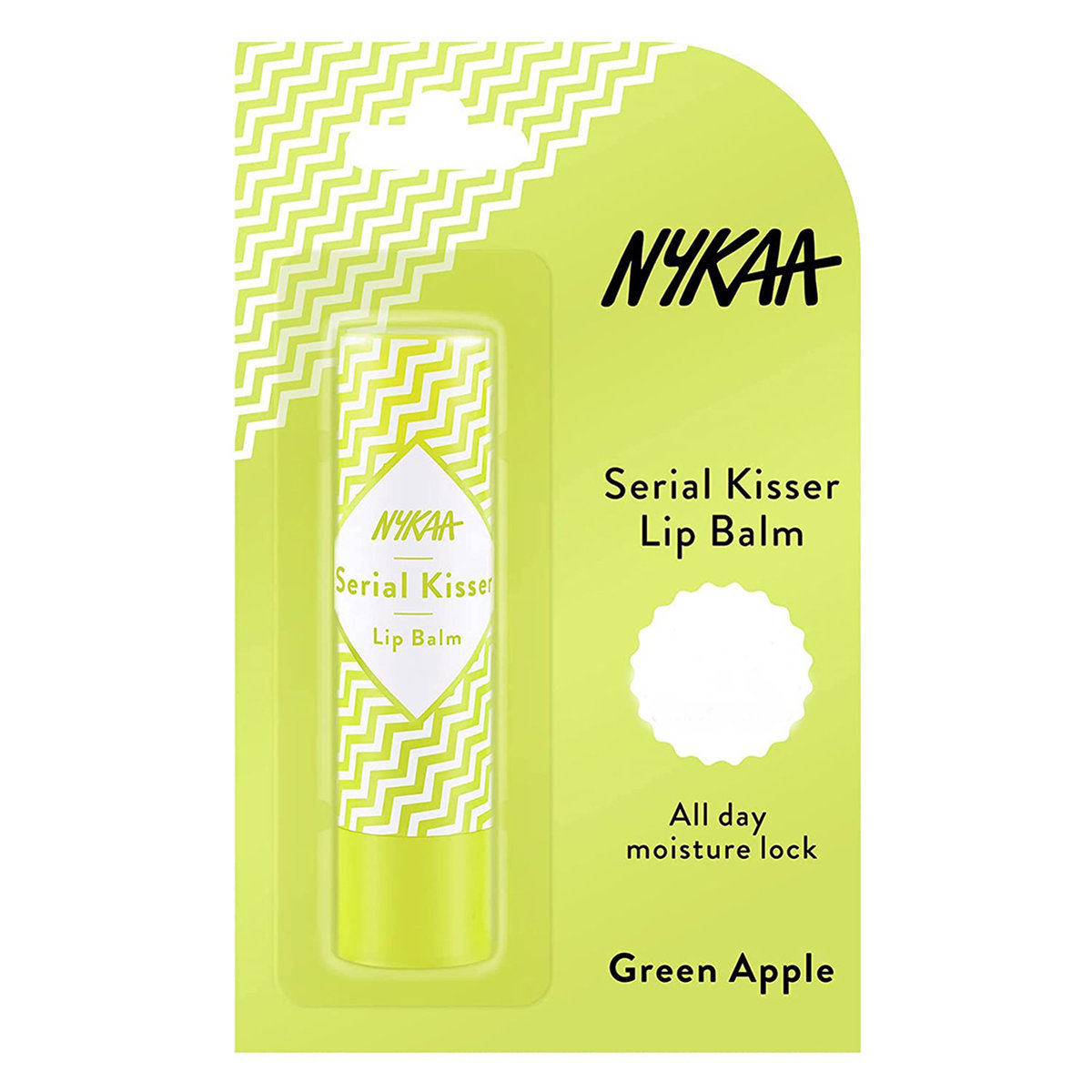 Nykaa Serial Kisser Green Apple Lip Balm, 4.5 gm, Pack of 1 Nykaa Serial Kisser Green Apple Lip Balm, 4.5 gm, Pack of 1
