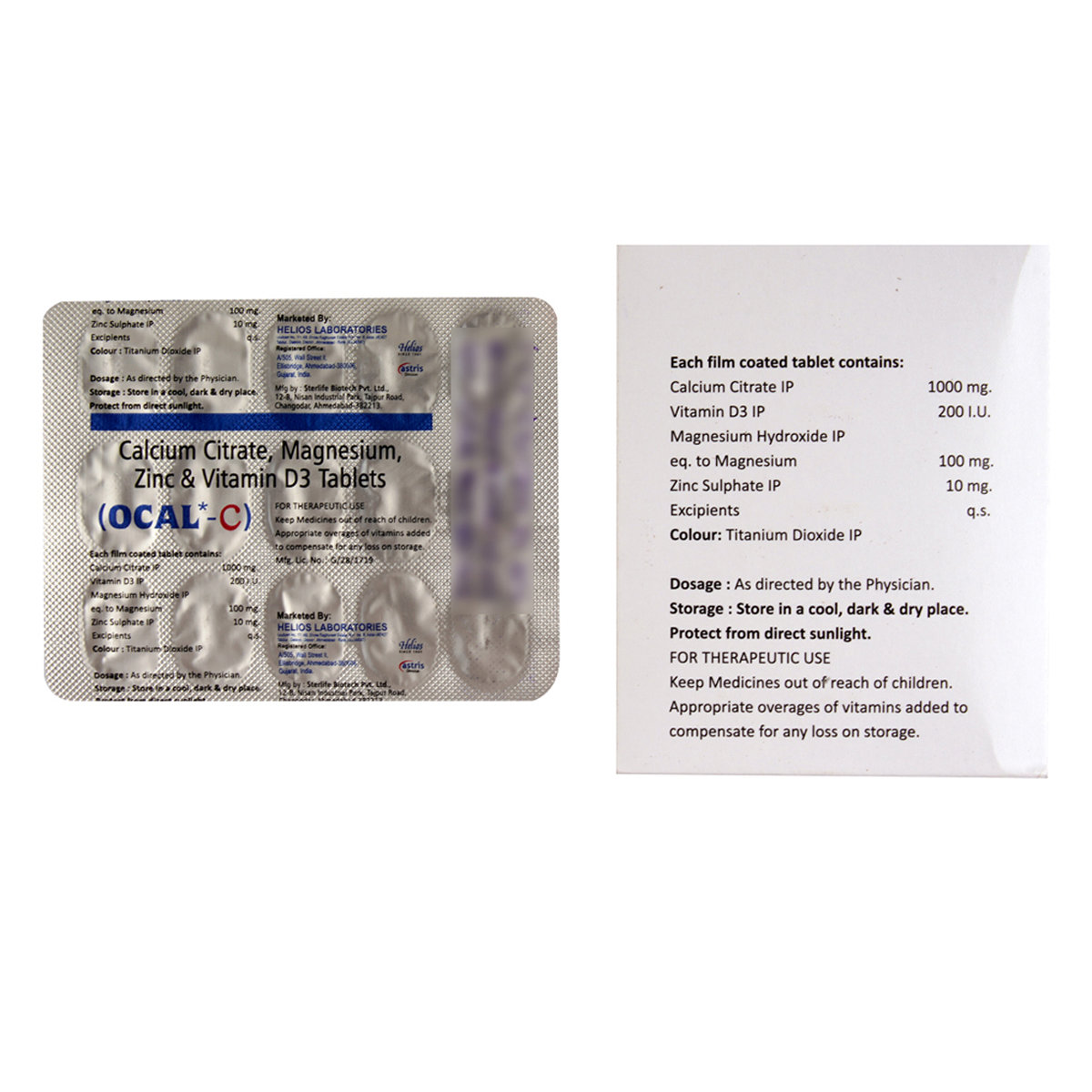Ocal-C Tablet 15's, Pack of 15 TabletS Ocal-C Tablet 15's, Pack of 15 TabletS