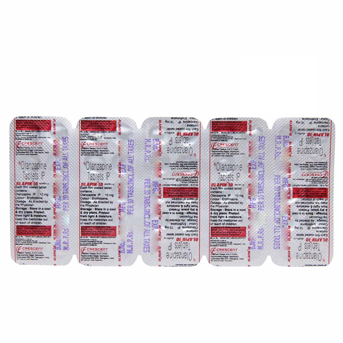 Olapin 10 Tablet 10's, Pack of 10 TABLETS Olapin 10 Tablet 10's, Pack of 10 TABLETS