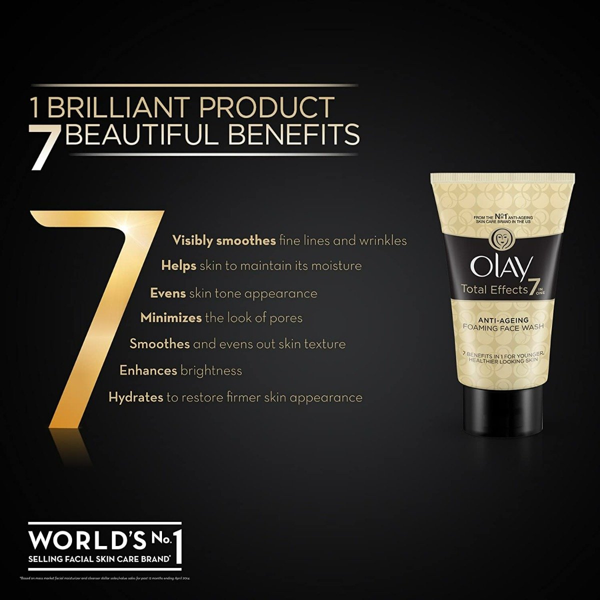 Olay Total Effects 7-in-1 Foaming Cleanser, 50 gm, Pack of 1 Olay Total Effects 7-in-1 Foaming Cleanser, 50 gm, Pack of 1