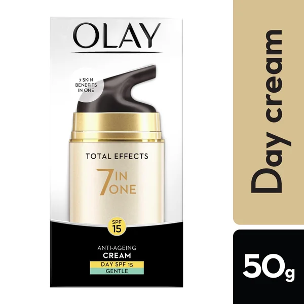 Olay Total Effects 7 In 1 Anti-Ageing Gentle Day Cream SPF15, 50 gm, Pack of 1