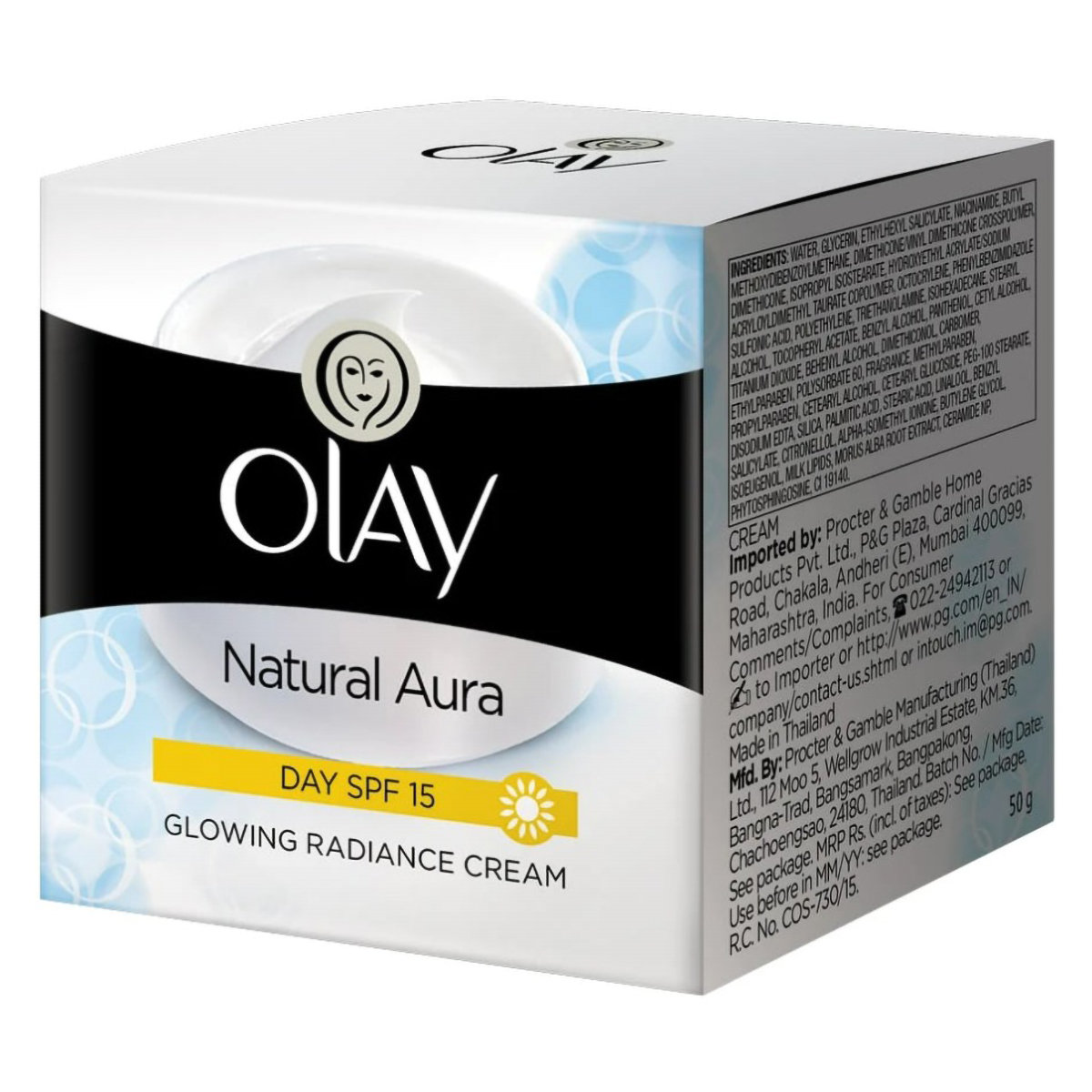 Olay Natural Aura Day SPF 15 Cream, 50 gm, Pack of 1 Olay Natural Aura Day SPF 15 Cream, 50 gm, Pack of 1