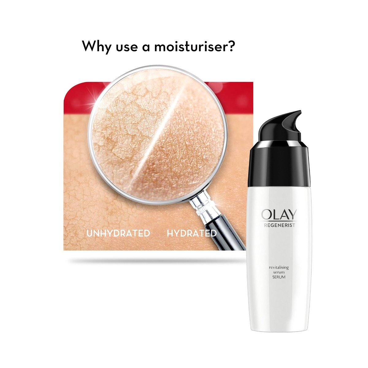 Olay Regenerist Advanced Anti-Ageing Revitalising Serum 50 ml | Niacinamide, Pentapeptides & Olive | Reduces Finelines & Wrinkles | Ultra Light Formula, Pack of 1 Olay Regenerist Advanced Anti-Ageing Revitalising Serum 50 ml | Niacinamide, Pentapeptides & Olive | Reduces Finelines & Wrinkles | Ultra Light Formula, Pack of 1