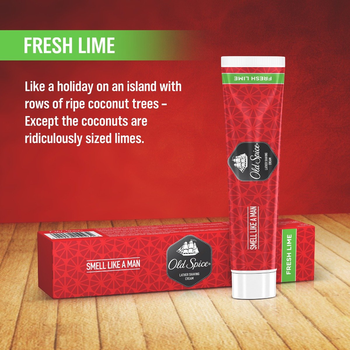 Old Spice Fresh Lime Lather Shaving Cream, 70 gm, Pack of 1 Old Spice Fresh Lime Lather Shaving Cream, 70 gm, Pack of 1