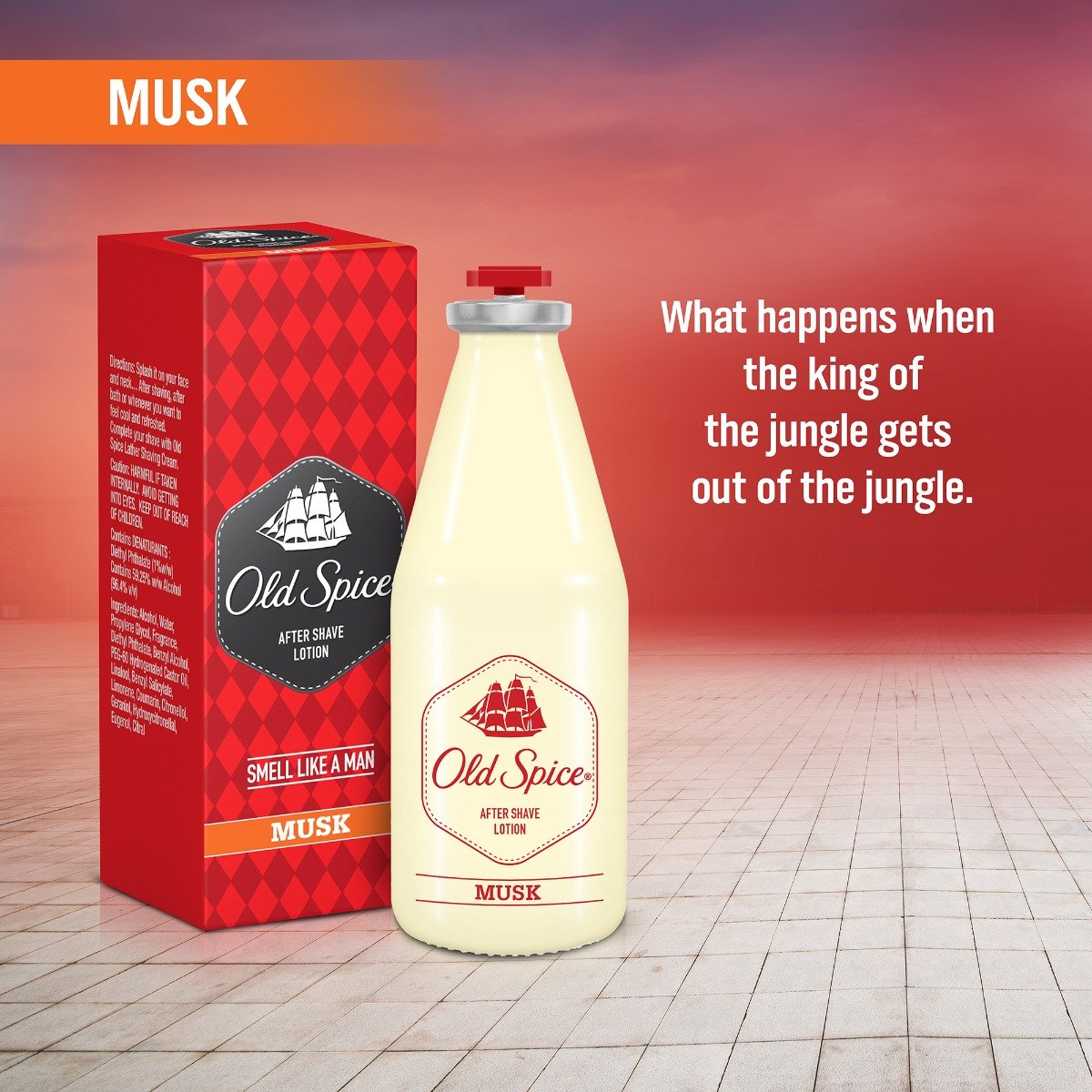 Old Spice Musk After Shave Lotion, 50 ml, Pack of 1 Old Spice Musk After Shave Lotion, 50 ml, Pack of 1