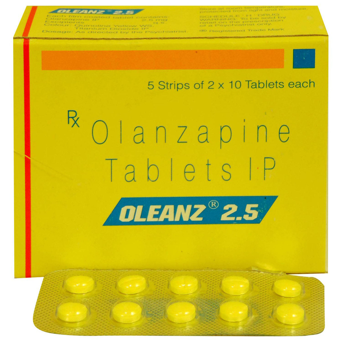 Oleanz 2.5 Tablet 10's, Pack of 10 TABLETS Oleanz 2.5 Tablet 10's, Pack of 10 TABLETS