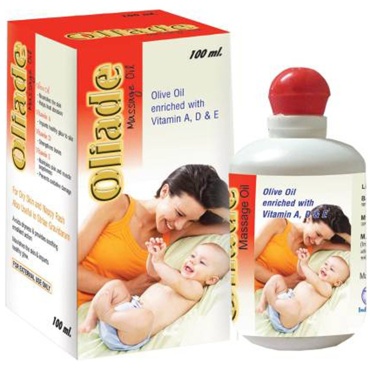 Oliade Baby Massage Oil, 100 ml, Pack of 1 Oliade Baby Massage Oil, 100 ml, Pack of 1
