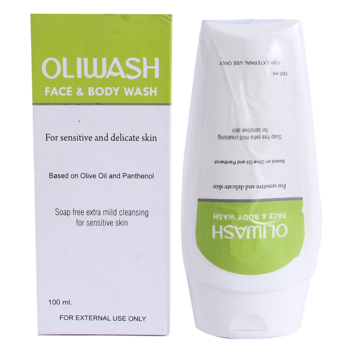 Oliwash Face and Body Wash 100 ml | Olive Oil & Panthenol | Mild Cleansing | For Sensitive & Delicate Skin, Pack of 1 Oliwash Face and Body Wash 100 ml | Olive Oil & Panthenol | Mild Cleansing | For Sensitive & Delicate Skin, Pack of 1