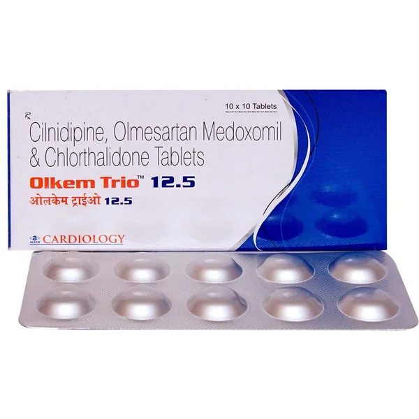 Olkem Trio 12.5 Tablet 10's, Pack of 10 TABLETS