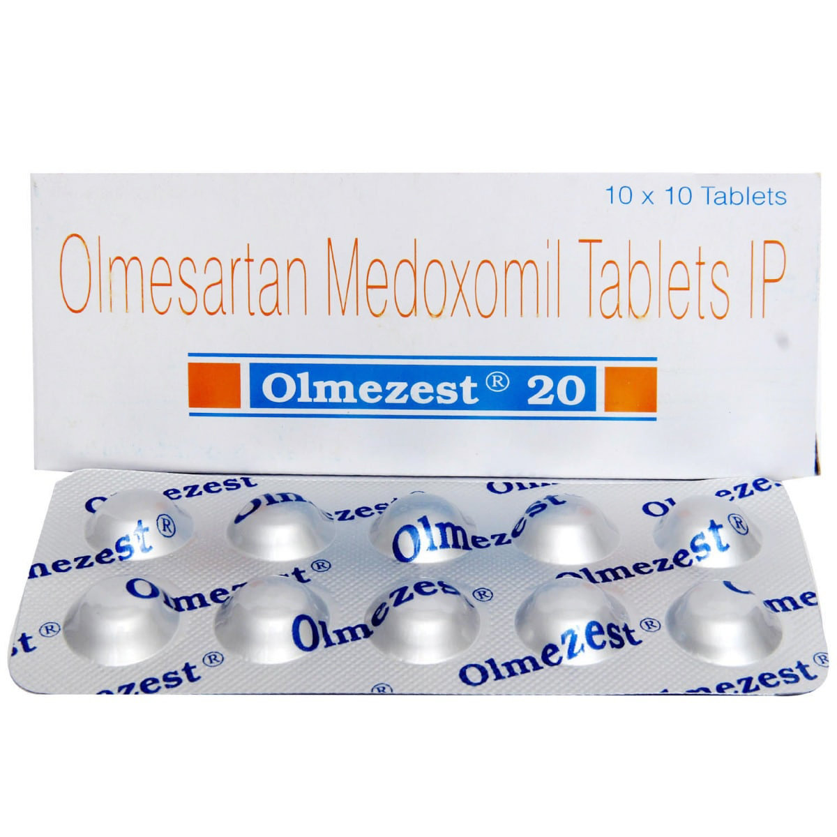 Olmezest 20 Tablet 10's, Pack of 10 TABLETS Olmezest 20 Tablet 10's, Pack of 10 TABLETS