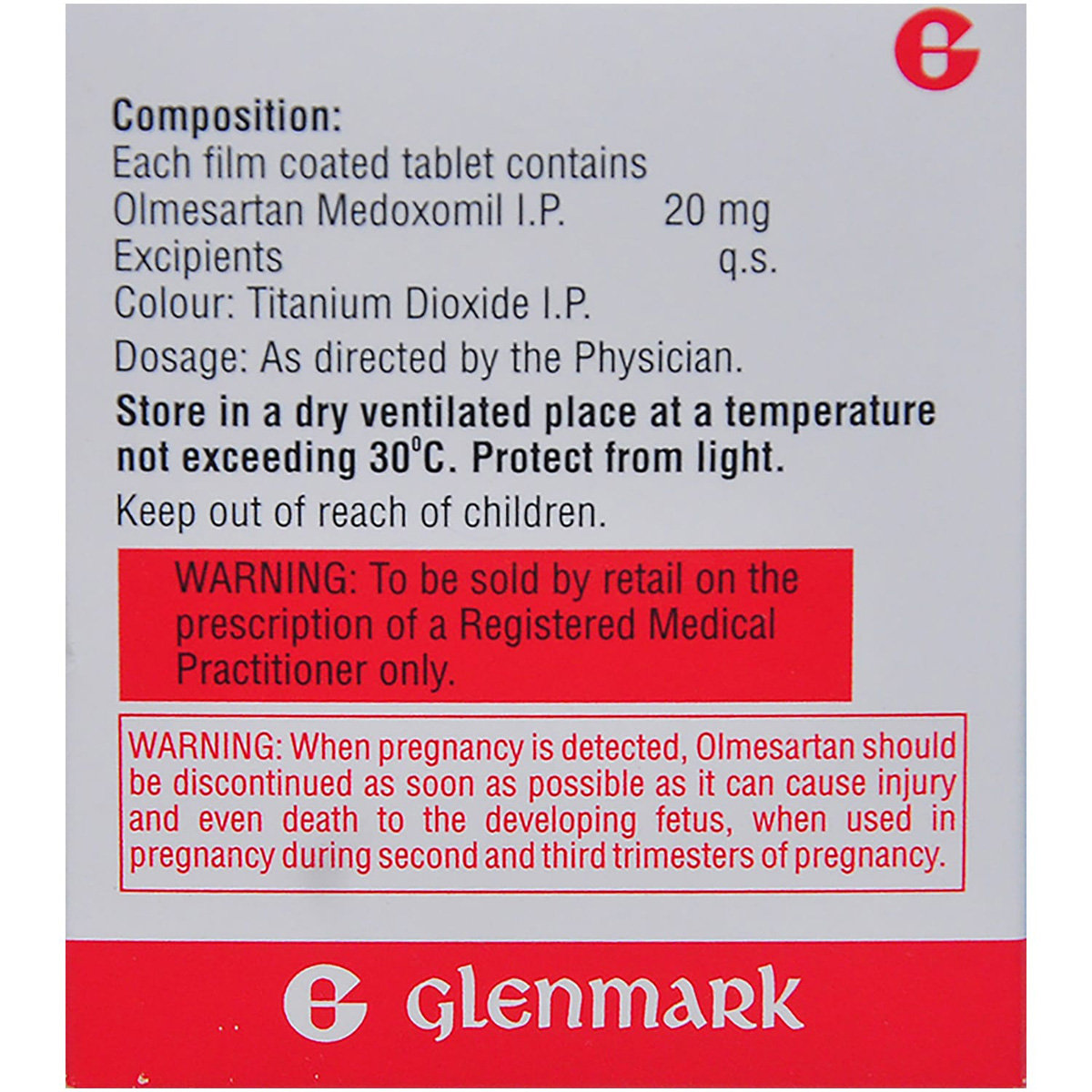 Olmax 20 Tablet 15's, Pack of 15 TABLETS Olmax 20 Tablet 15's, Pack of 15 TABLETS