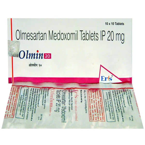 Olmin 20 Tablet 10's, Pack of 10 TABLETS