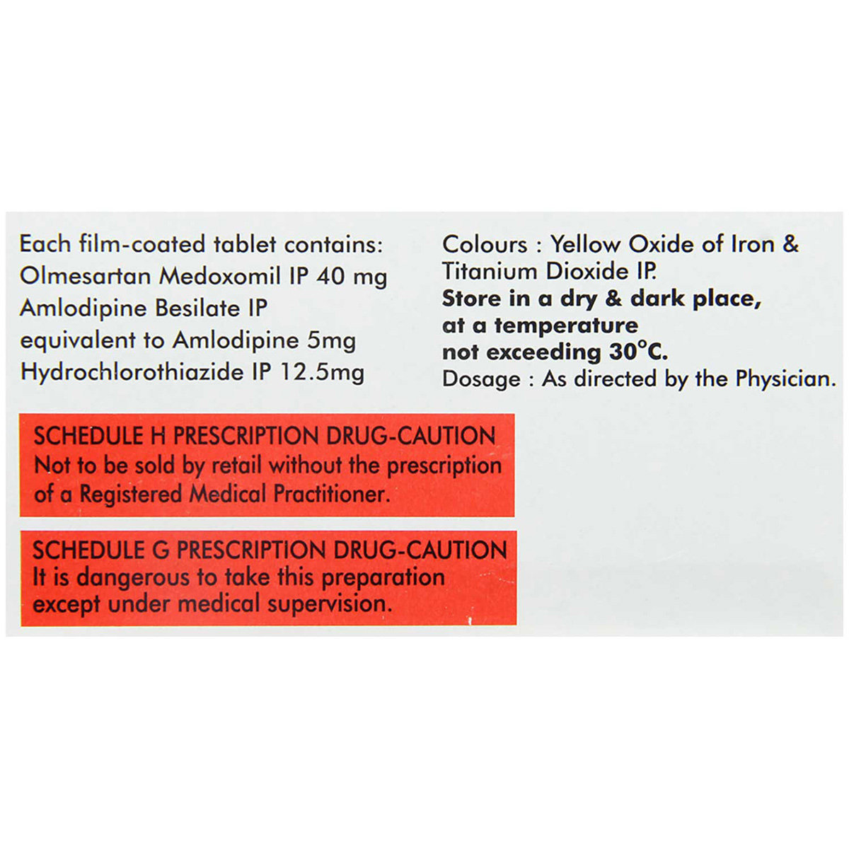 Olmat 40 AMH Tablet 10's, Pack of 10 TABLETS Olmat 40 AMH Tablet 10's, Pack of 10 TABLETS