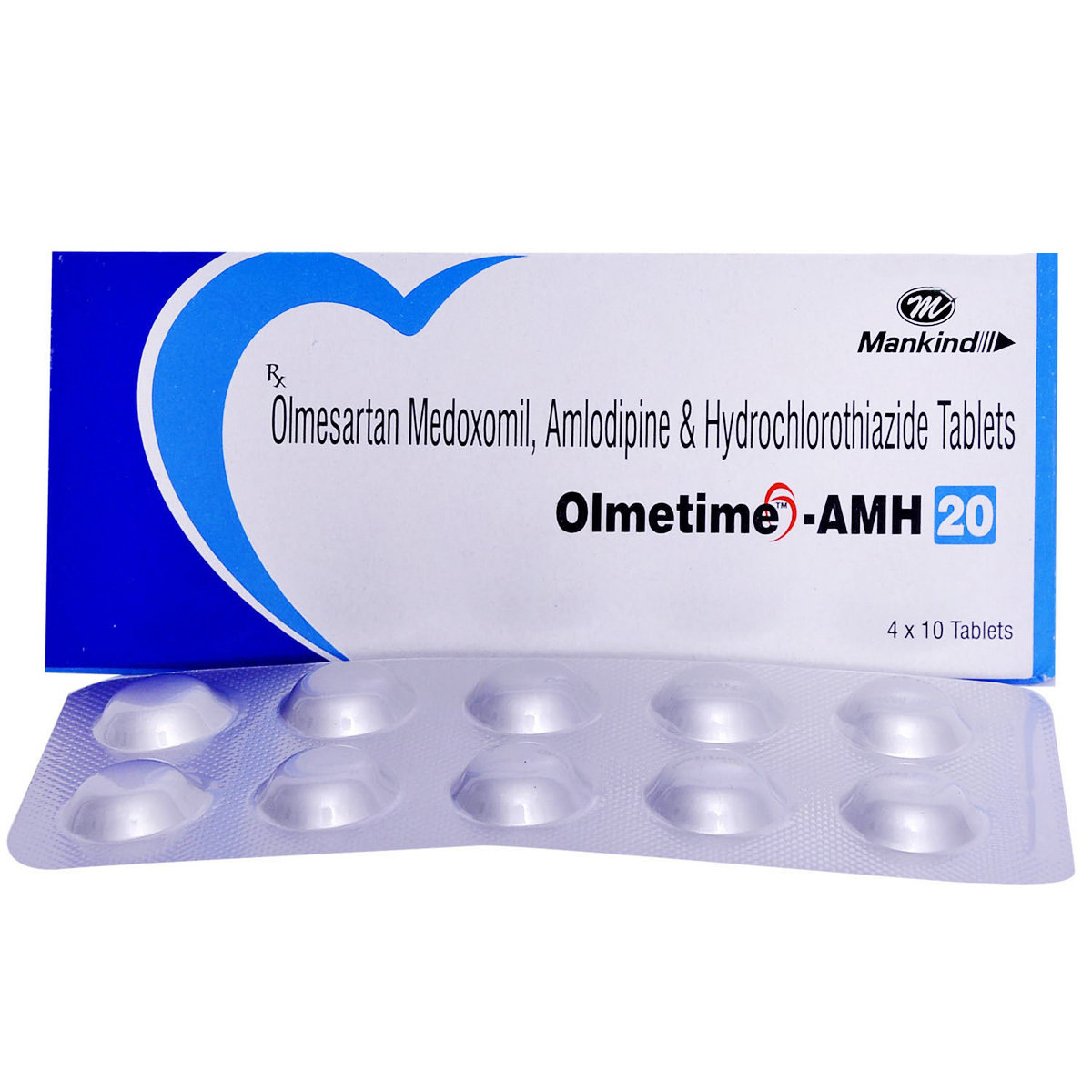 Olmetime AMH 20 Tablet 10's, Pack of 10 TABLETS Olmetime AMH 20 Tablet 10's, Pack of 10 TABLETS