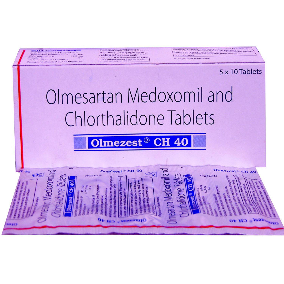 Olmezest CH 40 Tablet 10's, Pack of 10 TABLETS Olmezest CH 40 Tablet 10's, Pack of 10 TABLETS