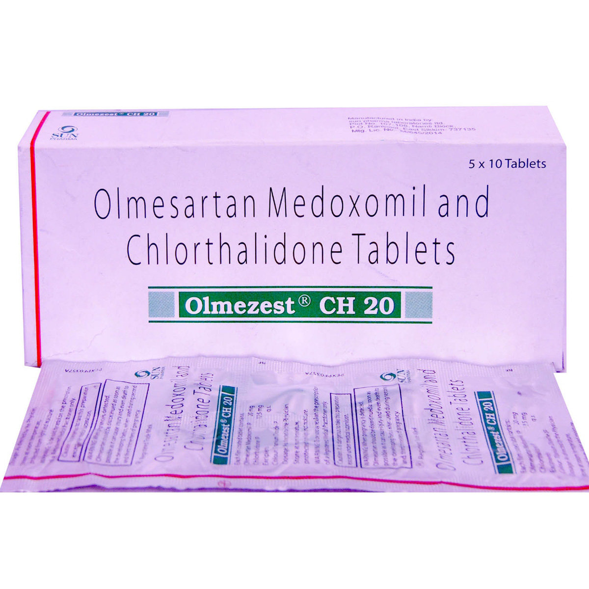 Olmezest CH 20 Tablet 10's, Pack of 10 TABLETS Olmezest CH 20 Tablet 10's, Pack of 10 TABLETS