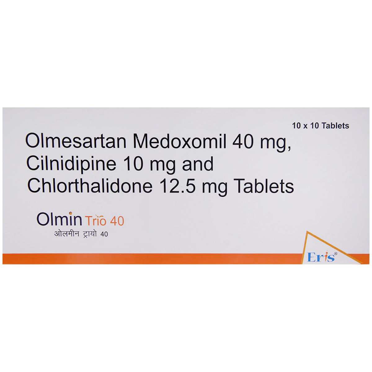 Buy Olmin Trio 40 Tablet 10's Online