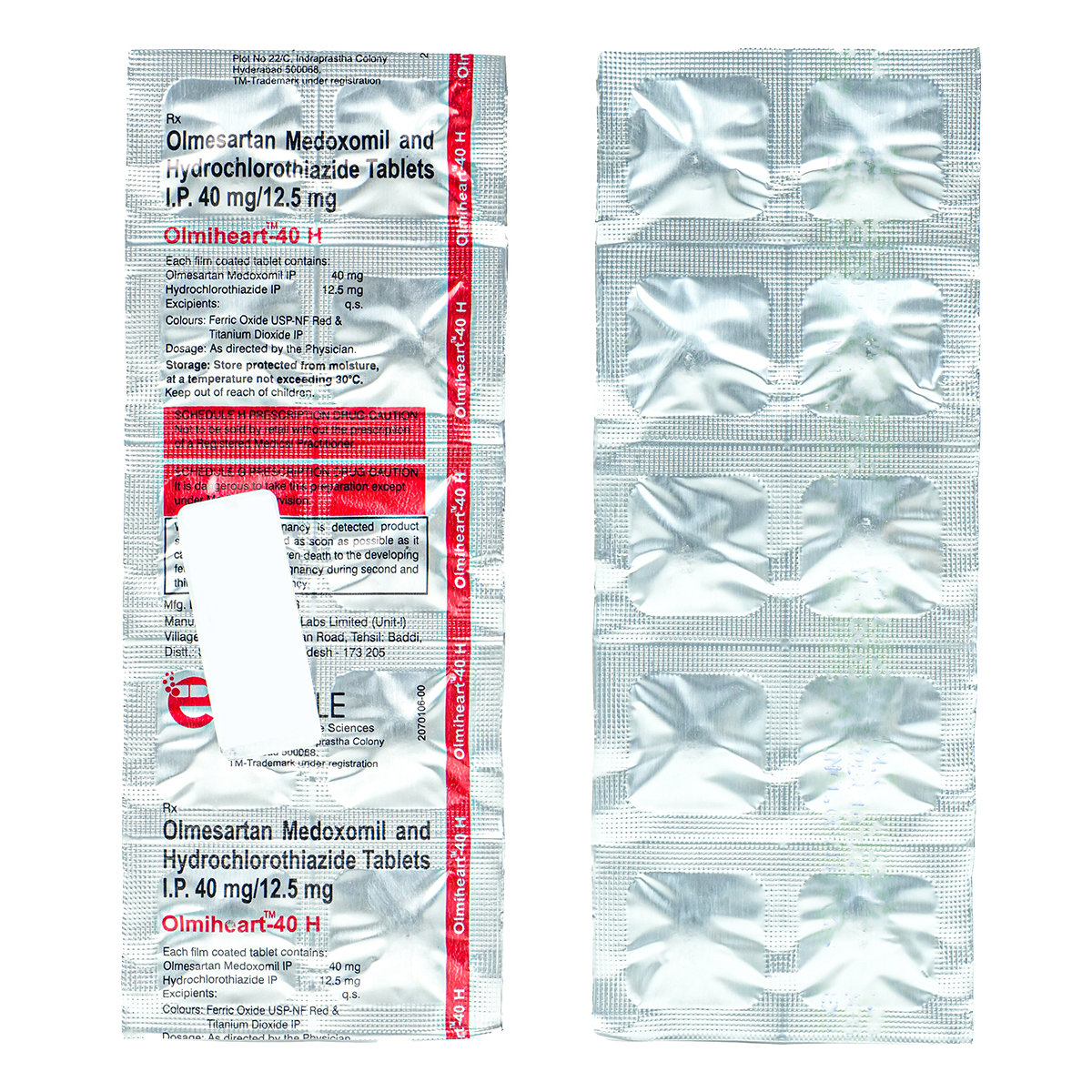 Olmiheart 40 H Tablet 10's, Pack of 10 TABLETS Olmiheart 40 H Tablet 10's, Pack of 10 TABLETS