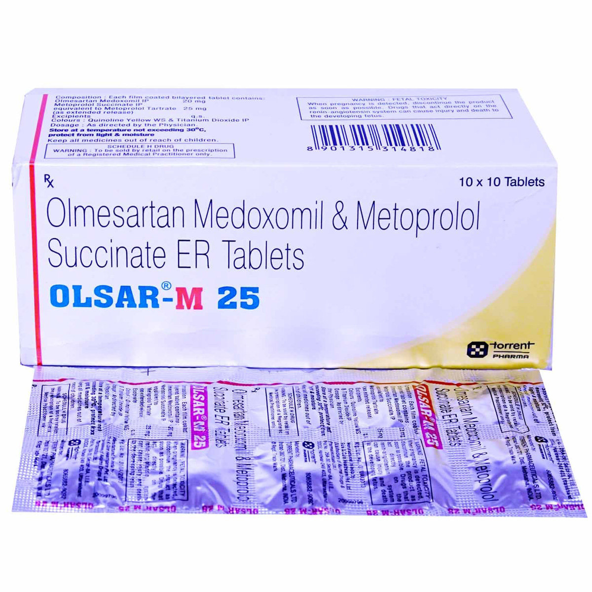 Olsar-M 25 Tablet 10's, Pack of 10 TABLETS Olsar-M 25 Tablet 10's, Pack of 10 TABLETS